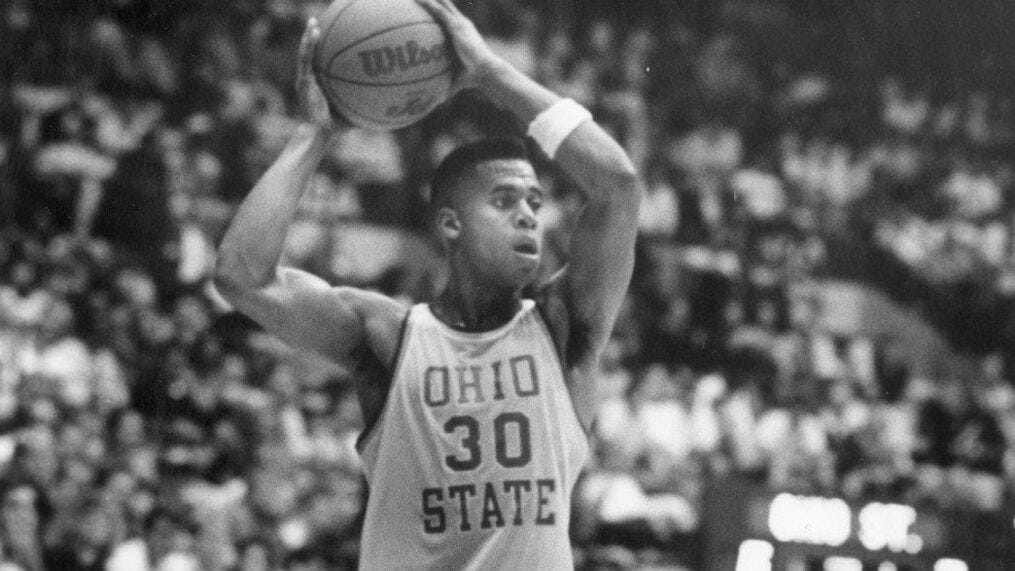 <p>Ohio State Athletics announced Monday that former basketball captain Jamaal Brown passed away over the weekend at his home in Texas. He was 52. (Photo: Ohio State Dept. of Athletics)</p>