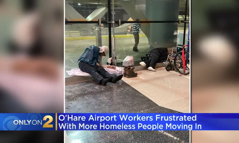 Chicago O’Hare Airport Is Now A Homeless Encampment While Southern ...