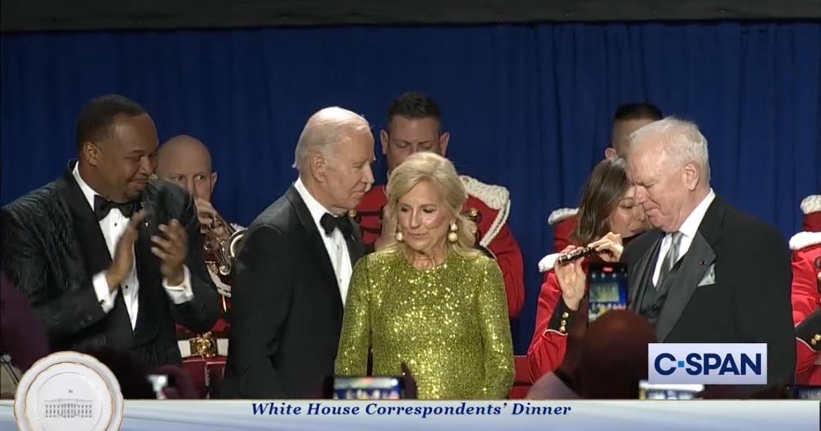 Jill Biden Wears Lime Green Trash Bag to White House Correspondents